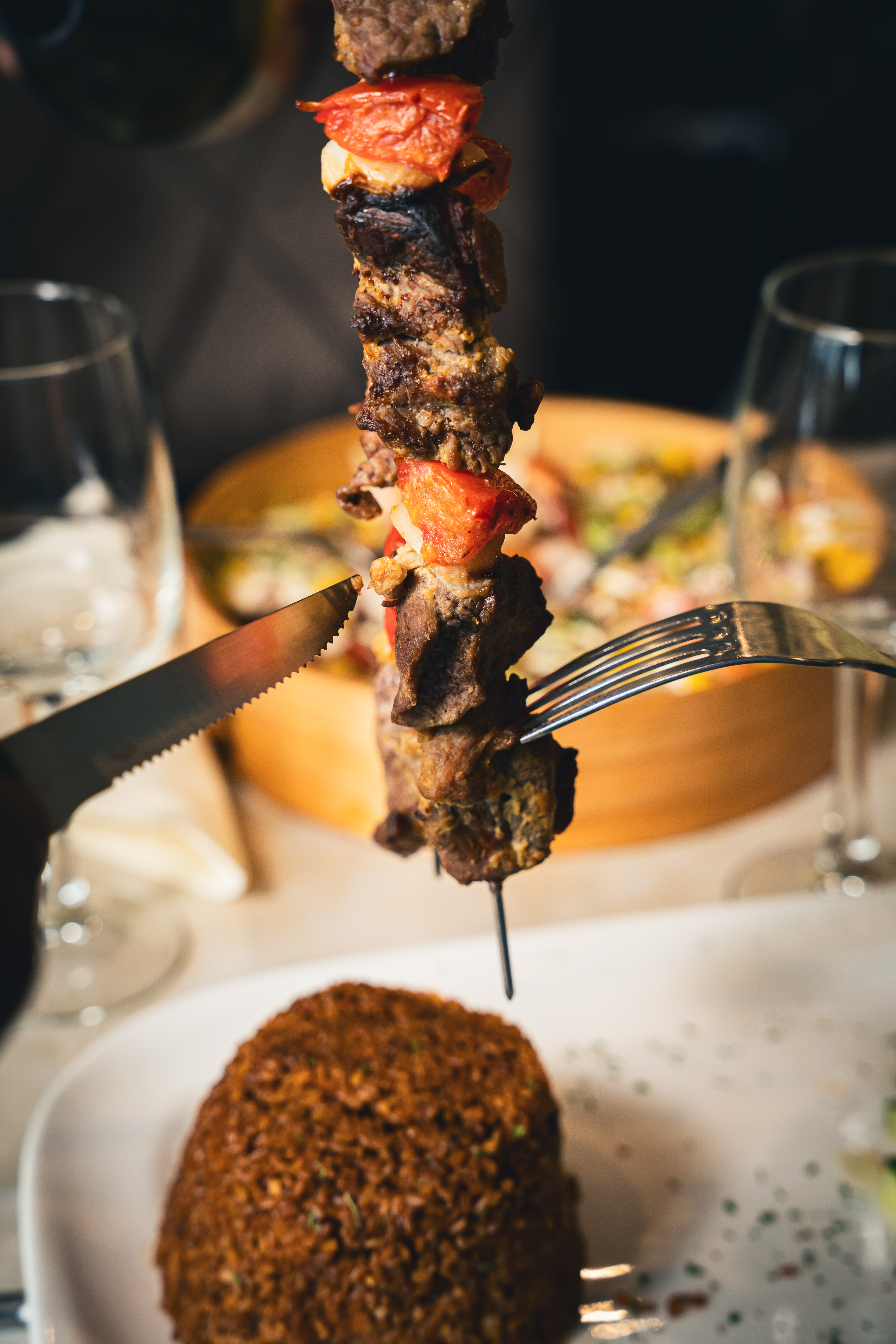 Plat africain servi chez Bisso Na Bisso, Paris 17